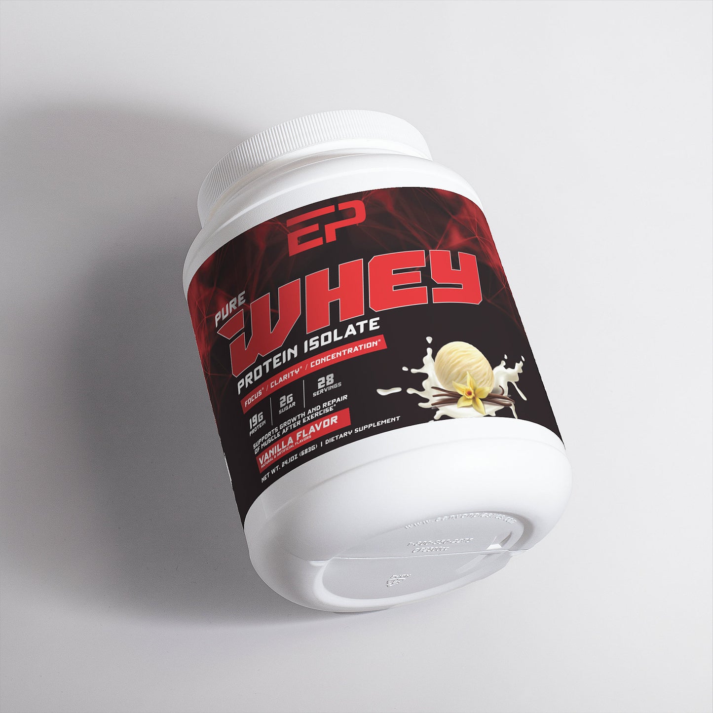 Pure Whey Protein Isolate (Vanilla)